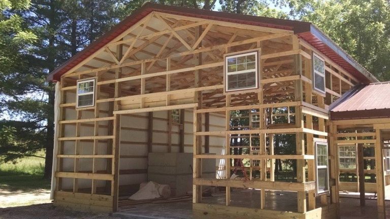 Two-Story Pole Barn in Austin, Indiana – LKS Rose, Inc.